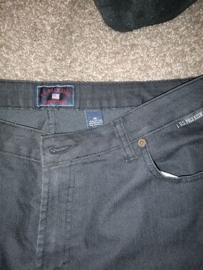 U.S. Polo Assn. Women's Straight Leg Jeans in Black